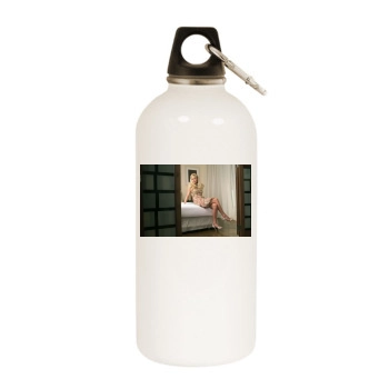 Paris Hilton White Water Bottle With Carabiner