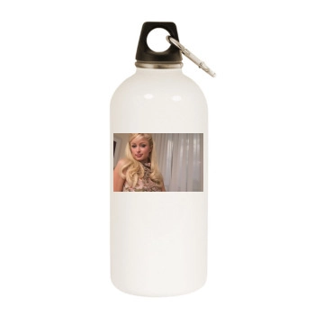 Paris Hilton White Water Bottle With Carabiner