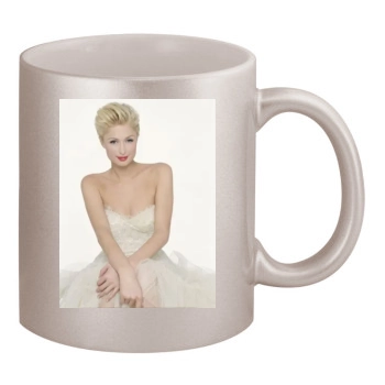 Paris Hilton 11oz Metallic Silver Mug