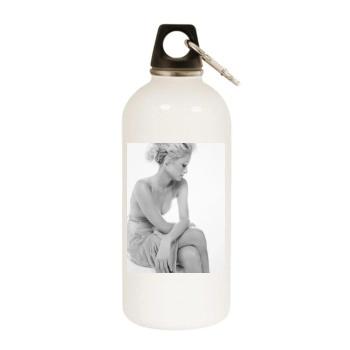 Paris Hilton White Water Bottle With Carabiner