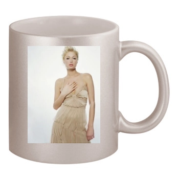 Paris Hilton 11oz Metallic Silver Mug