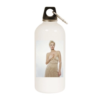 Paris Hilton White Water Bottle With Carabiner