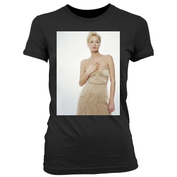 Paris Hilton Women's Junior Cut Crewneck T-Shirt