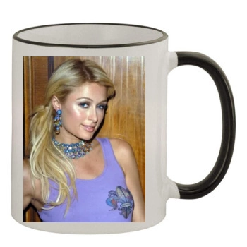 Paris Hilton 11oz Colored Rim & Handle Mug