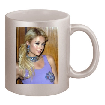 Paris Hilton 11oz Metallic Silver Mug