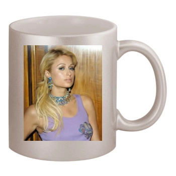 Paris Hilton 11oz Metallic Silver Mug