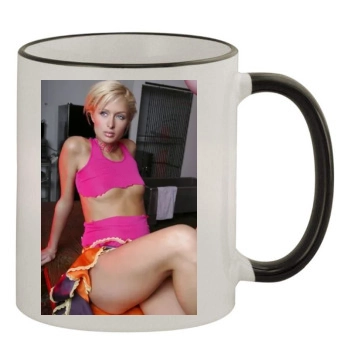 Paris Hilton 11oz Colored Rim & Handle Mug