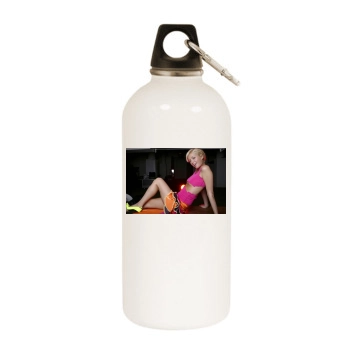 Paris Hilton White Water Bottle With Carabiner