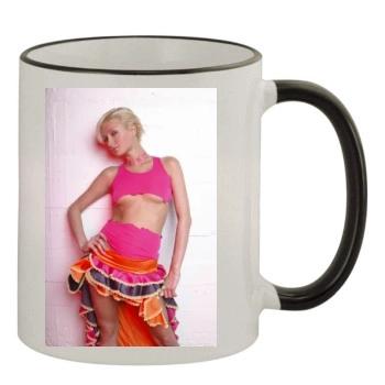 Paris Hilton 11oz Colored Rim & Handle Mug