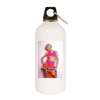 Paris Hilton White Water Bottle With Carabiner