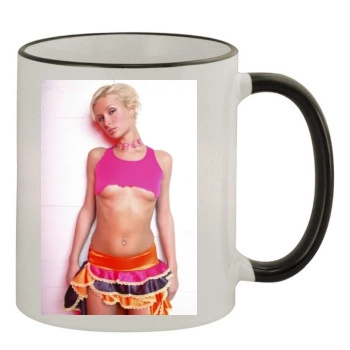 Paris Hilton 11oz Colored Rim & Handle Mug