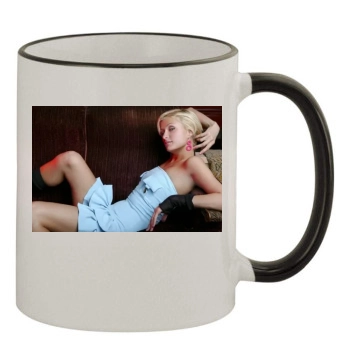 Paris Hilton 11oz Colored Rim & Handle Mug