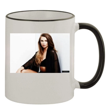 Indiana Evans 11oz Colored Rim & Handle Mug