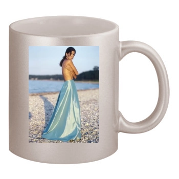 Patricia Velasquez 11oz Metallic Silver Mug