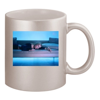 Patsy Kensit 11oz Metallic Silver Mug