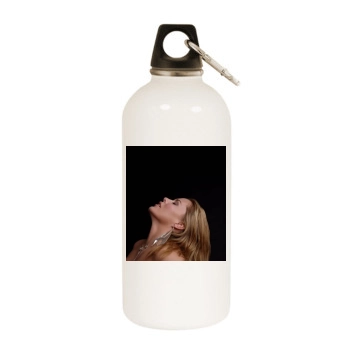 Patsy Kensit White Water Bottle With Carabiner