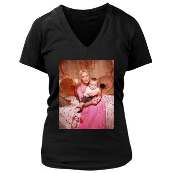 Patsy Kensit Women's Deep V-Neck TShirt