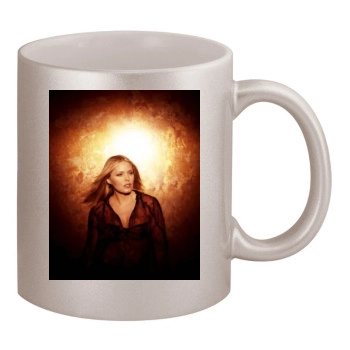 Patsy Kensit 11oz Metallic Silver Mug