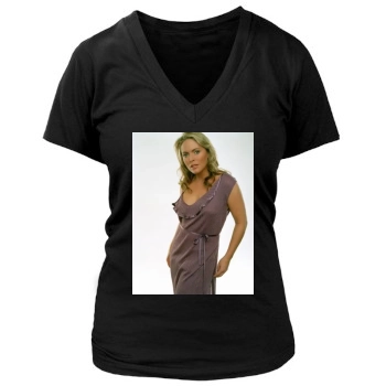 Patsy Kensit Women's Deep V-Neck TShirt