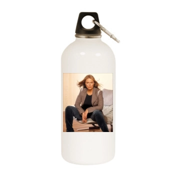 Patsy Kensit White Water Bottle With Carabiner