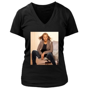 Patsy Kensit Women's Deep V-Neck TShirt