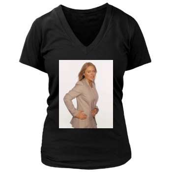 Patsy Kensit Women's Deep V-Neck TShirt