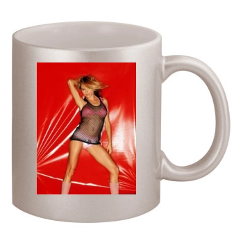 Paulina Rubio 11oz Metallic Silver Mug