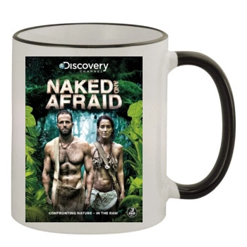 Naked and Afraid (2013) 11oz Colored Rim & Handle Mug