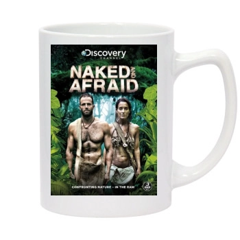 Naked and Afraid (2013) 14oz White Statesman Mug