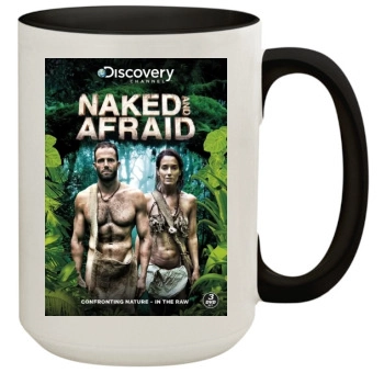Naked and Afraid (2013) 15oz Colored Inner & Handle Mug