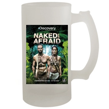 Naked and Afraid (2013) 16oz Frosted Beer Stein