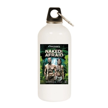 Naked and Afraid (2013) White Water Bottle With Carabiner