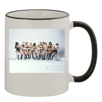 The Pussycat Dolls 11oz Colored Rim & Handle Mug