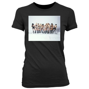 The Pussycat Dolls Women's Junior Cut Crewneck T-Shirt