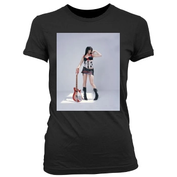 The Pussycat Dolls Women's Junior Cut Crewneck T-Shirt