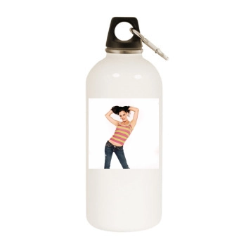 The Pussycat Dolls White Water Bottle With Carabiner