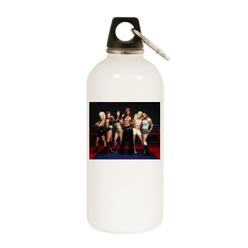 The Pussycat Dolls White Water Bottle With Carabiner
