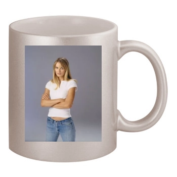 Rachel Blanchard 11oz Metallic Silver Mug