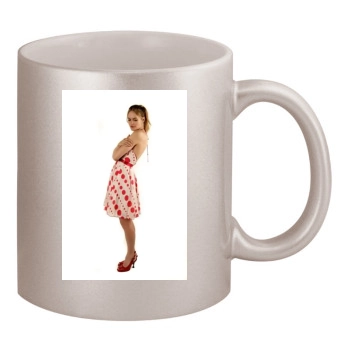 Rachel Blanchard 11oz Metallic Silver Mug