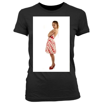 Rachel Blanchard Women's Junior Cut Crewneck T-Shirt