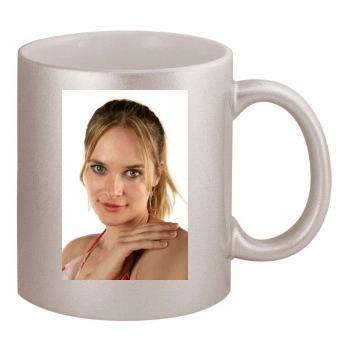 Rachel Blanchard 11oz Metallic Silver Mug