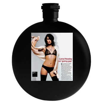 Lena Headey Round Flask