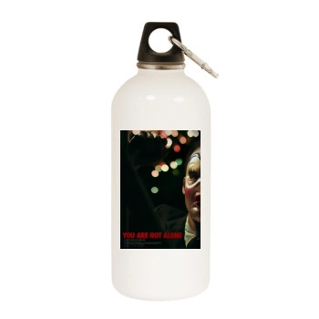 You Are Not Alone (2014) White Water Bottle With Carabiner