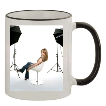 Rachel Stevens 11oz Colored Rim & Handle Mug