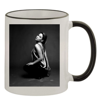 Rachel Stevens 11oz Colored Rim & Handle Mug