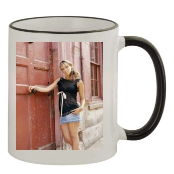 Rachel Stevens 11oz Colored Rim & Handle Mug