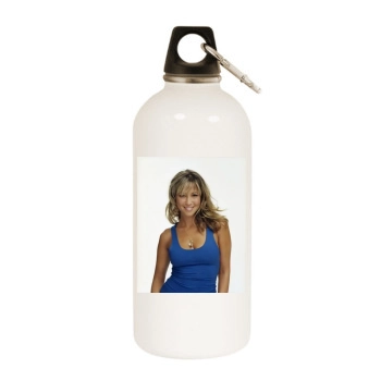 Rachel Stevens White Water Bottle With Carabiner