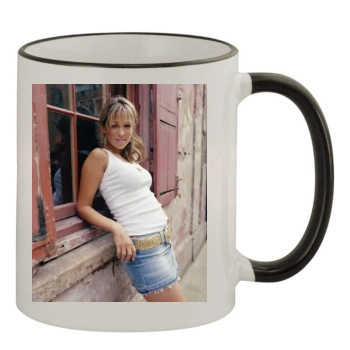 Rachel Stevens 11oz Colored Rim & Handle Mug
