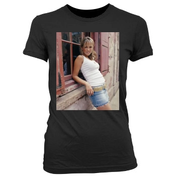 Rachel Stevens Women's Junior Cut Crewneck T-Shirt