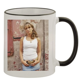 Rachel Stevens 11oz Colored Rim & Handle Mug